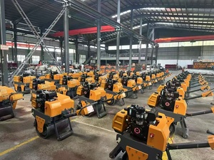 Rodillo Vibratorio para Carreteras de Nuevo Diseño, Mini Rodillo de Asfalto de Doble Tambor - Product Image 6