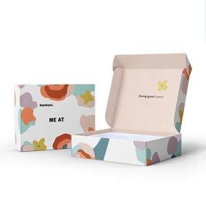 Free Design Custom Logo Double-Sided Printed Mailer Box Recyclable Paper Boxes Shipping <strong>Packaging</strong> For Cosmetic Gift Business - Product Image 4