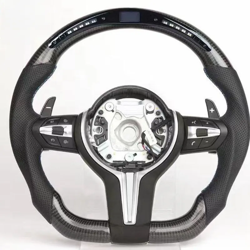 Best Custom Carbon fiber M Sport Steering Wheel For BMW X1-X4 M3M4 F30 F80 M3 M5 Steering wheel