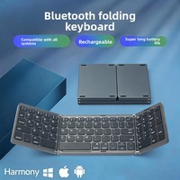 Clavier pliable sans fil best-seller transfrontalier pour téléphone portable et tablette, léger et portable