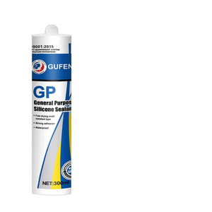 Mastic silicone neutre pour vitrage, usage général, sans odeur acétique, ne coulant pas, bonne adhérence, mastic silicone neutre d'usine - Product Image 2