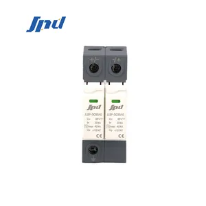 Pararrayos de baja tensión Jinli 2 polos 40kA DC SPD 24V 48V DC protector contra sobretensiones