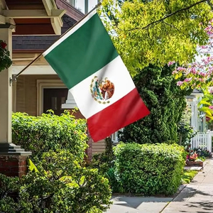 Bandera de México 3x5 pies - Poliéster más grueso - Banderas nacionales mexicanas MX de doble costura de calidad con ojales de latón - Product Image 1