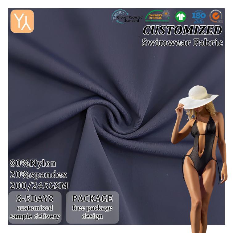 Factory Direct Sales 100% Polyester LCRA Fabric Casual Nylon Spandex Knitted Elastic for Outdoor Clothing and Luggage