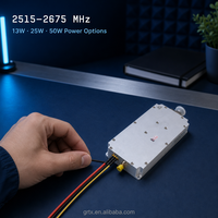 Module amplificateur de puissance RF 2515-2675 MHz 13W 25W 50W Fréquence personnalisée 100-6000 MHz Alliage d'aluminium 50 Ohm SMA ANT