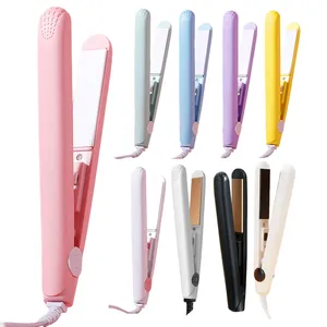 Student Hair Straightener Mini Size Wireless Student Usb Small Hair Care/styling Straight And Rolled Dual-purpose Device