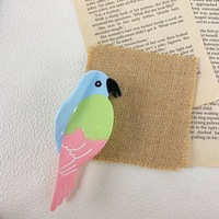 Pince à cheveux créative Qianjin en forme de perroquet, design unique, pince à cheveux en acétate en forme d'oiseau, pince requin animal de dessin animé pour femmes