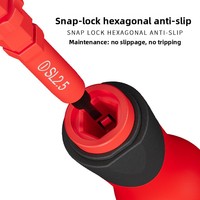 Jeu de tournevis isolés pour électricien 18-en-1 DIY OEM, embouts Torx, Phillips, plats et hexagonaux en acier CRV avec étui de rangement