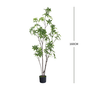 <span class=keywords><strong>Plante</strong></span> artificielle en plastique Pachira Aquatica en pot, ornement de jardin <span class=keywords><strong>d</strong></span>'<span class=keywords><strong>intérieur</strong></span>, <span class=keywords><strong>d</strong></span>écoration de jardin, <span class=keywords><strong>d</strong></span>écoration de la maison, <span class=keywords><strong>plante</strong></span> artificielle - Product Image 4