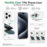 Kustomisasi Pabrik Fleksibel TPU Transparan untuk 18 15 14 13 Pro Max Ultra Tipis Potongan Presisi Perlindungan 360 Anti Benturan