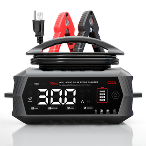 <span class=keywords><strong>Cargador</strong></span> Inteligente de Baterías para Auto y Moto de 30A, 6V/12V/24V, para Baterías de Litio LiFePO4 y Plomo-Ácido <span class=keywords><strong>AGM</strong></span> - Product Image 1