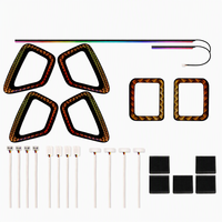 Kit d'éclairage ambiant LED pour l'intérieur et l'extérieur de la voiture, 20 lumières, contrôle par application, 12V, pour Mahindra Scorpio N 2022-2025