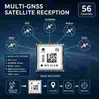 Module GNSS WT-62-UB basse consommation avec LNA SAW intégré pour le positionnement GPS GLONASS BeiDou