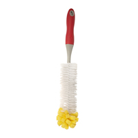 Brosse à biberon Holamopa réutilisable, durable, antibactérienne, écologique, avec ventouse flexible pour un nettoyage en profondeur des biberons de bébé
