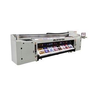 3200mm công nghiệp UV Roll-to-Roll máy in với RICOH G5 G6 đầu in Cmyk + trắng + véc ni mực UV máy in nhà Máy Giá - Product Image 1