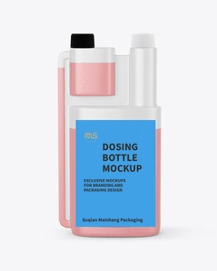 Botella Dosificadora de Laboratorio de Plástico HDPE de Doble Cuello, Blanca, de 100ml, 250ml, 500ml, 1000ml, Disponible en Fábrica - Product Image 6