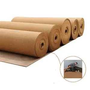 LEECORK Wholesale 3mm Cork Underlayment Roll Acoustic Cork Underlay Eco PVC Floor Cork Backing