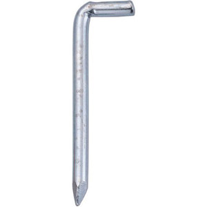 Crochet en forme de L en acier de précision léger avec finition en zinc HANLIX pour le bricolage, quincaillerie domestique, crochets à vis - Product Image 1