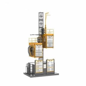 Двухконтурный строительный подъемник SC200/200FS1 с редуктором и компонентами трансмиссии - Product Image 3