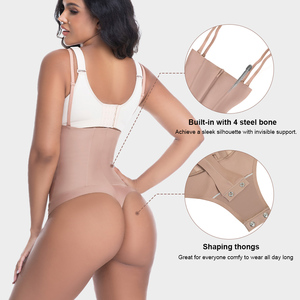 Modellatore Corpo a Vita Alta Snellente con Controllo Addominale, Senza Cuciture, Traspirante in Tessuto di Nylon, Modellante <span class=keywords><strong>per</strong></span> Glutei - Product Image 4
