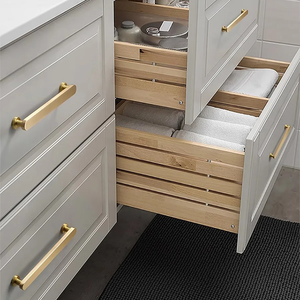 Poignée coulissante en zinc pour porte d'armoire, moderne et simple, quincaillerie pour porte coulissante, poignée de tiroir de placard, durable, écologique, sans perçage - Product Image 5