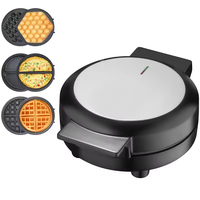 Aifa Commercial Industrial cornet de crème glacée électrique et rouleau d'oeufs rond gaufrier sirop snack boulanger machines avec plaque unique