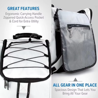 Sac de ski et snowboard rembourré YCW personnalisé pour le rangement intérieur, avec sangle de transport, poche pour équipement, lunettes et gants, pour le sport et le voyage