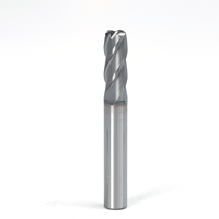 Fraise en carbure série Z HRC70 rayon d'angle à 4 cannelures pour fraise de haute précision en acier inoxydable en acier dur