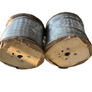 เชือกกลมเหล็กกล้าคาร์บอนสูงชุบสังกะสีแบบจุ่มร้อน Shape-6x19 6x7x7 7x19 - Product Image 4