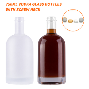 Mini Botella de Vidrio Transparente de 50 ml para Licor, Alcohol, Vino, con Tapa de Rosca para Personalizar con Serigrafía, para <span class=keywords><strong>Brandy</strong></span> - Product Image 6