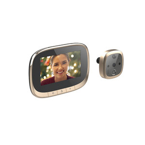 Sonnette vidéo intelligente Tuay avec écran couleur de 4.3 pouces Sonnette <span class=keywords><strong>numérique</strong></span> de sécurité à domicile avec <span class=keywords><strong>vision</strong></span> <span class=keywords><strong>nocturne</strong></span> et <span class=keywords><strong>judas</strong></span> Pir - Product Image 2