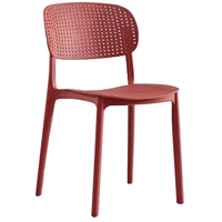 Chaise de salle à manger en plastique bon marché, fabriquée à partir de polypropylène de haute qualité importé à 100 %, garantissant une durabilité accrue