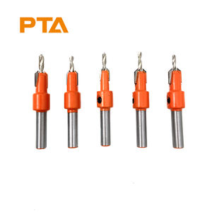 HSS зенковки сверло самостоятельно шуруп с коническим отверстием производства жесткий винт для столярных работ Круглый хвостовик зенкер древесины Расширитель отверстий - Product Image 1