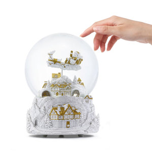 OEM Factory Customized Glitter <b>Snow</b> <b>Globe</b> White <b>Snow</b> <b>Globes</b> Christmas with <b>Music</b> Box <b>Snow</b> <b>Globe</b> - Product Image 6