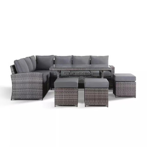 Muebles de Patio Modernos, Sofá de Jardín con Mesa para Fogatas, Sofás de Mimbre de Ratán para Terraza, Hotel o Patio - Product Image 6