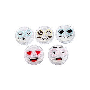 Étui à lentilles <span class=keywords><strong>de</strong></span> contact portable en PS <span class=keywords><strong>de</strong></span> haute qualité, motif uni, forme personnalisée, <span class=keywords><strong>pour</strong></span> le rangement - Product Image 4