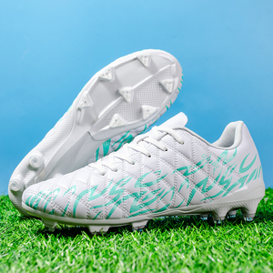 <span class=keywords><strong>Scarpe</strong></span> <span class=keywords><strong>da</strong></span> <span class=keywords><strong>Calcio</strong></span> FG Bianche e Nere - Scarpini <span class=keywords><strong>da</strong></span> <span class=keywords><strong>Calcio</strong></span> Personalizzabili per Terreni Duri, Basso MOQ, Produzione Diretta OEM/ODM - Product Image 5