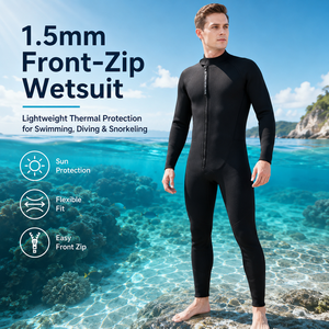 Traje de Neopreno Profesional Ligero de 1.5mm, Listo para Enviar, para Buceadores Profesionales - Product Image 2