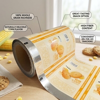 Film en rouleau d'emballage en plastique PE souple de qualité alimentaire, écologique, pour impression numérique, laminage, sachet anti-humidité, vente en gros