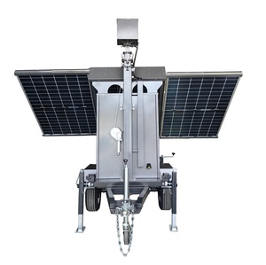 Trailer an ninh năng lượng mặt trời di động với hệ thống giám sát hoạt động ngoài lưới để giám sát cơ sở an toàn - Product Image 5