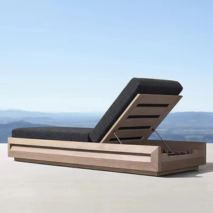 <span class=keywords><strong>Lettino</strong></span> <span class=keywords><strong>Prendisole</strong></span> in Teak Massiccio per Uso Intensivo, Regolabile con Doghe in Legno, per Piscina, B2B, Dimensioni Personalizzabili - Product Image 2
