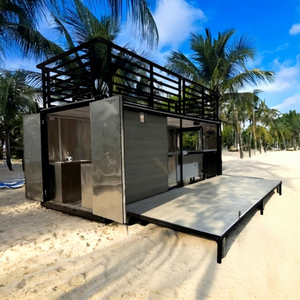 Remolque de Comida Portátil de Lujo para Exteriores, Transpirable, de 20 y 40 Pies, Tipo Contenedor, Modelo 2025, en Venta - Product Image 1