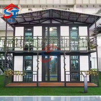 Casa Prefabricada de Panel Sándwich Expandible y Transpirable de Diseño Personalizado, con Techo Inclinado, Portátil, Modular, Mini Casa, Hotel, Resort Forestal