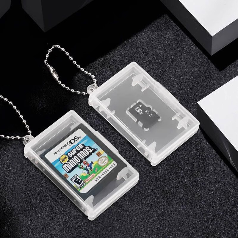 Game Card Keychain Box - Mini Storage Case for Nintendo DS