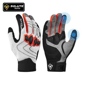 Gants de <span class=keywords><strong>moto</strong></span> respirants et résistants à l'usure avec écran tactile, personnalisables OEM/ODM, <span class=keywords><strong>prix</strong></span> usine, pour la conduite estivale - Product Image 2