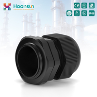 Accessoires de câblage Hoonsun, presse-étoupe en nylon étanche IP68 avec matériau PA6 PA66 pour le marché allemand
