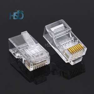 Cat6E haute performance non protégée du connecteur Cat6 de réseau en cristal du connecteur RJ45 Catégorie de produit - Product Image 6