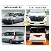 Kit de carrosserie complet pour Hiace : pare-chocs avant/arrière et jupes latérales – Pièces de mise à niveau et de conversion, installation facile