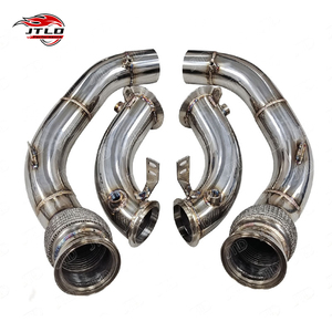Sistema de escape JTLD 304SS Sport Downpipe para <span class=keywords><strong>BMW</strong></span> M5 F90 X6M F96 2021 para 2020 <span class=keywords><strong>BMW</strong></span> <span class=keywords><strong>M8</strong></span> F92 <span class=keywords><strong>Competition</strong></span> <span class=keywords><strong>Coupe</strong></span> 4,4 T - Product Image 1