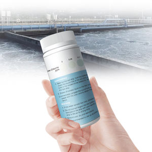 संवेदनशील पानी मुक्त क्लोरीन परीक्षण स्ट्रिप्स पेयजल का पता लगाने के लिए 5-1 पीपीएम - Product Image 3